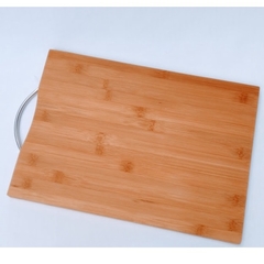 Tábua corte carne frango churrasco de bambu 26x36cm - comprar online