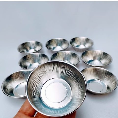 Forma para empada de aço Kit 12 forminhas de aço folha de flandres