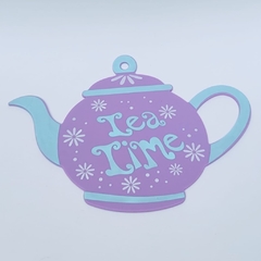 Descanso de panela bule chaleira de silicone tea time - comprar online