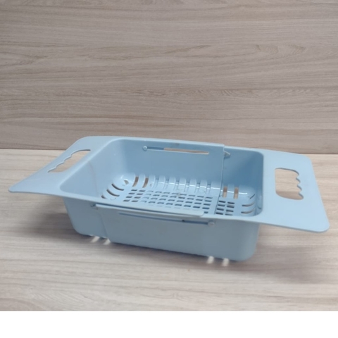 Escorredor de frutas e legumes expansível para pia