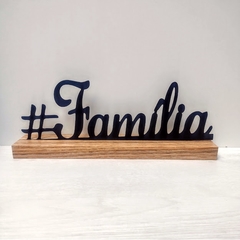Palavra enfeite decorativo de mesa em MDF celebre cada dia #cantinho do café na internet