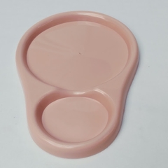 Papa porta pingo garrafa térmica rosa