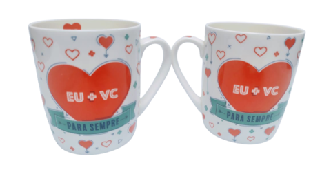 caneca de porcelana personalizada presente dia dos namorados 410ml