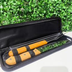 Kit Churrasco 2pçs Estojo c/ Faca e Garfo - comprar online