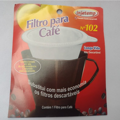 Filtro de café 103 sintético longa vida não descartável reutilizável - comprar online