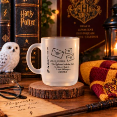 Caneca Harry Potter 300ml coruja branca-Presente Criativo para Fãs de Harry Potter na internet