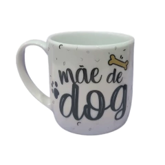Caneca De Presente Mãe de Dog Cachorro Porcelana 360ml - comprar online