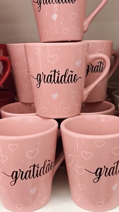 Caneca Cerâmica 150ml Gratidão - comprar online