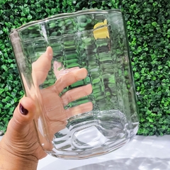 Vaso Floreira de Vidro Base Rígida 13x15cm
