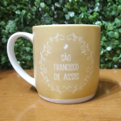 Caneca religiosa em cerâmica 360ml - Dininha Utilidades