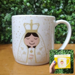Caneca religiosa em cerâmica 360ml