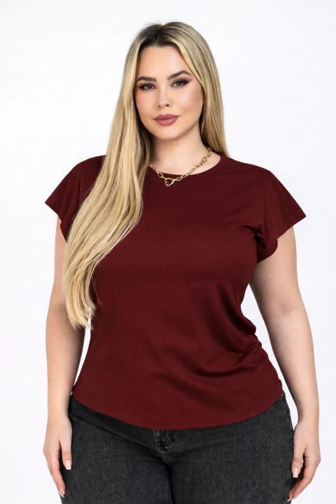 Blusa Manga Muscle Plus Size