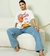T-shirt Oversized Vibe Drinks - comprar online