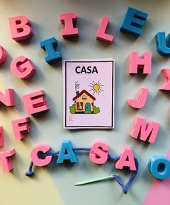Enhebrado de letras en internet