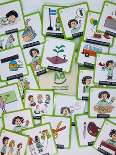 Pictos: voy al Jardin
