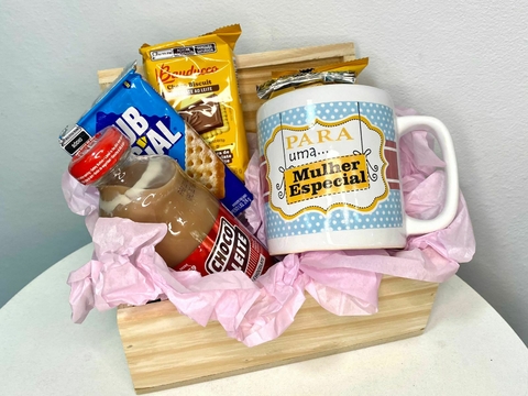 Bauzinho de café com caneca | ESCOLHA SUA CANECA