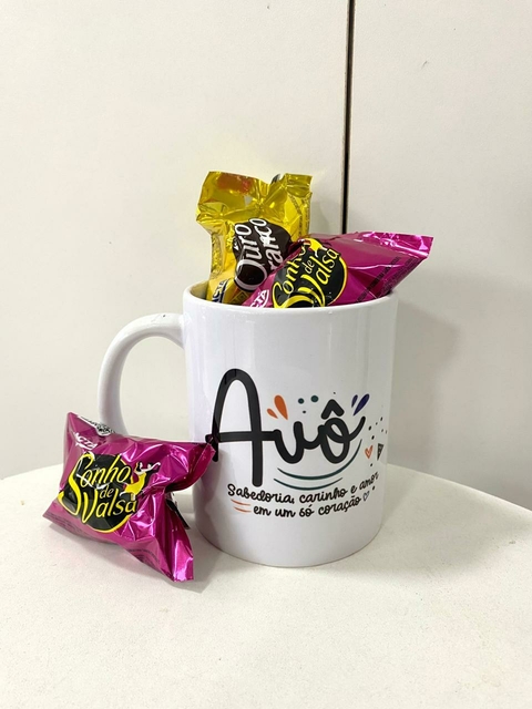 Caneca com bombons
