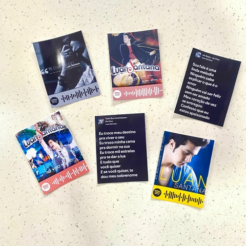 Kit 6 músicas com Spotify Code | ESCOLHA SEU ARTISTA!