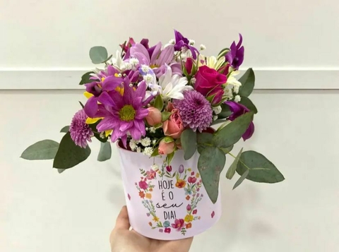 Mini-box "hoje é seu dia"