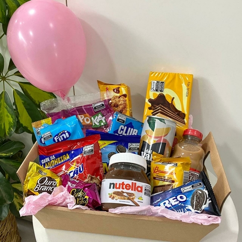 Cesta de café da manhã infantil