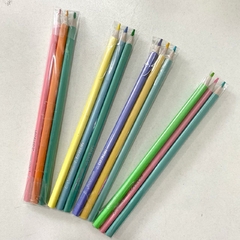 Kit 3 lápis coloridos