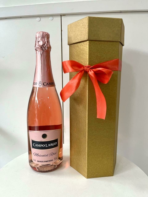 Espumante Campo Largo Rosé + box para presente