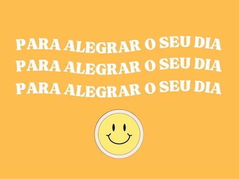 Cartão frente única - linha Cool "Para alegrar o seu Dia" - comprar online