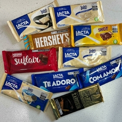 Barras de chocolate - sabores variados - comprar online