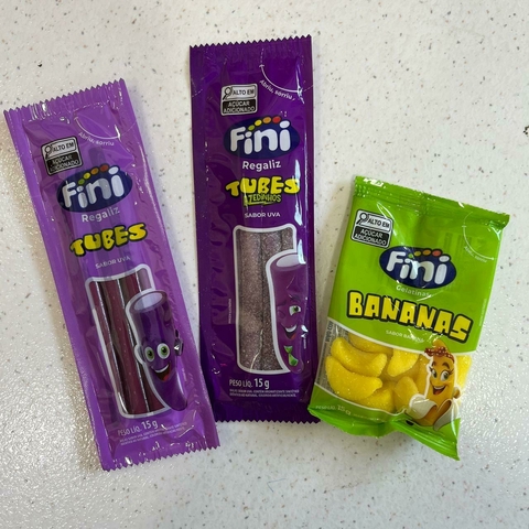 Mini-pacotes de Fini - sabores variados - comprar online