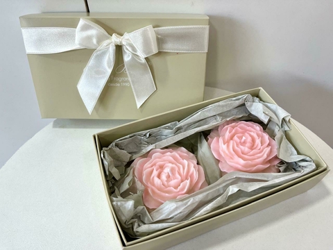 Kit de velas para presente (cor de rosa) - comprar online