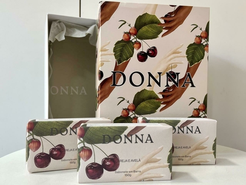 Kit Donna Cereja e Avelã: Sabonetes em Barra - comprar online