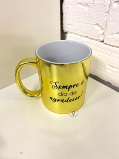 Caneca Cromada - loja online