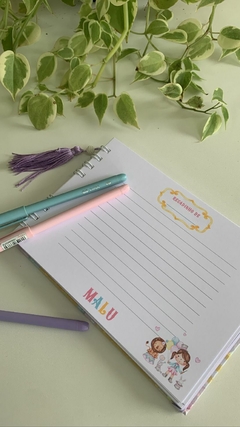 Caderno de assinaturas na internet