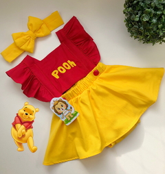 Jardineira Ursinho Pooh