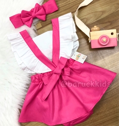 Romper Jardineira Barbie - Baruck kids