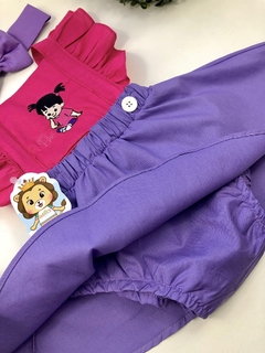 Jardineira Boo monstros s a - comprar online
