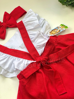 Romper Jardineira Cerejinha - loja online