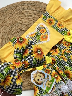 Jardineira Girassol - loja online