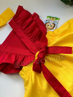 Jardineira Ursinho Pooh - Baruck kids