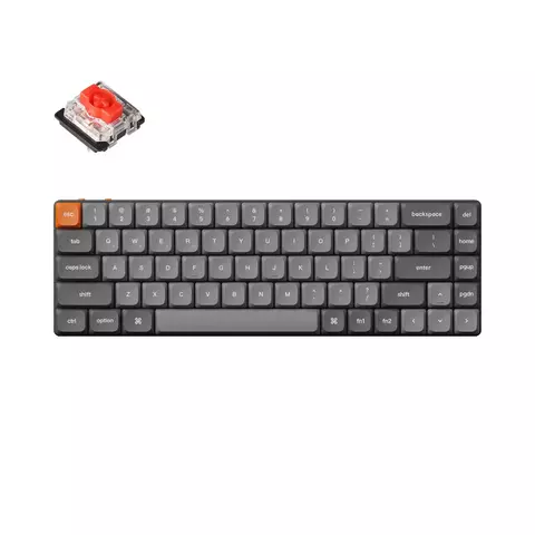 A02220 - Teclado mecánico K7 Max Low Profile Rgb Bluetooth Inglés Us (Negro) - KEYCHRON - comprar online