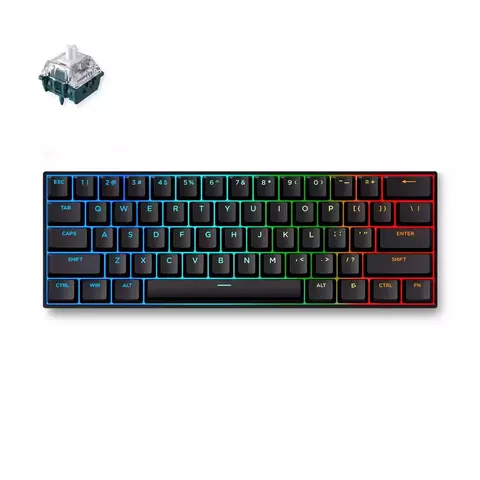 A02233 - Teclado magnético Gamer Ace60 cableado USB-C RGB con Switch Uranus Inglés Us (Negro) - MCHOSE - comprar online