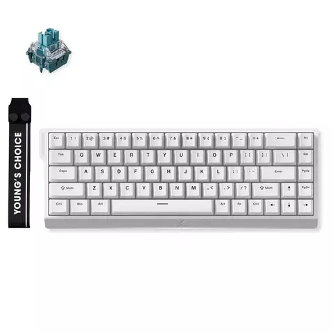 A02236 - Teclado magnético Gamer Ace 68 USB-C cableado con Switch Uranus Standard Inglés Us (Blanco) - MCHOSE - comprar online
