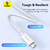A02025 - Cable USB-C a USB-C MVP III (White) - BASEUS - tienda online