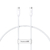 A02025 - Cable USB-C a USB-C MVP III (White) - BASEUS - FAVAR IMPORT