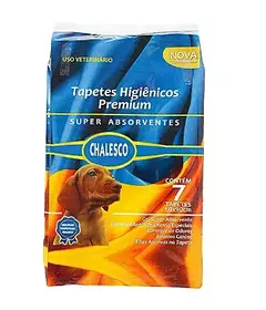 TAPETE HIGIÊNICO PREMIUM CHALESCO C/ 7 unid