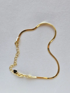 Pulseira Malha de Fita - AMME SEMIJOIAS