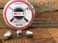 Ojiva Cal.452 / 175 gn Hunter