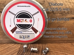 Diabolo Cal.22/5.5 mm - 24 gn Jumbo