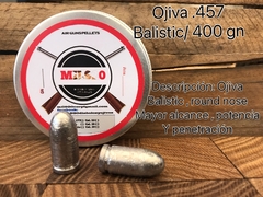 Ojiva .457 balistic/ 400 gn