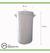 Contenedor Alimento Balanceado Perros Gatos Grande Blanco - comprar online